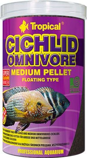 Tropical CICHLID OMNIVORE MEDIUM 1000ML 1