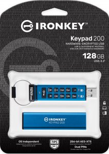 Pendrive Kingston IronKey Keypad 200, 128 GB  (IKKP200/128GB) 6