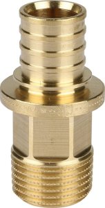 Rehau Złączka przejściowa RX - 20x1 GZ RAUTITAN - brąz (DWZ) 1