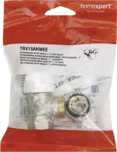Honeywell Zawór term. kątowy 1/2 z pokrętłem HOMEXPERT by HoneywellZAW.TERMOSTAT.KAT 1/2+POKRETLO 1