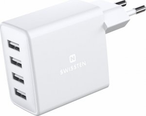 Ładowarka Swissten 4x USB-A 2.4 A (22053100) 1