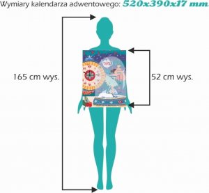 Kalendarz adwentowy Cup&You Holiday Wonderland z kawą i herbatą 24 saszetki 7