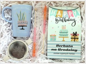 Cup&You Kolorowy BIRTHDAY BOX z cukrowymi pałeczkami 1