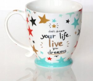 Cup&You Kubek live your dreams na przyjęcie urodzinowe 1