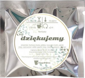 Cup&You Eleganckie saszetki z podziękowaniem ŚLUB WESELE 1