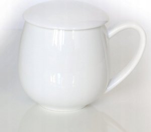Cup&You Klasyczny biały zestaw kubek z zaparzaczem 350ml 1