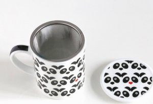 Cup&You Kubek PANDA LOVE z zaparzaczem i pokrywką 3