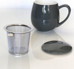 Cup&You Zestaw do zaparzania herbaty 350ml dla taty mamy (kubekzappokrszary38U) - 10734989478 3