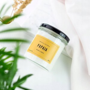 Cup&You Sojowa świeca PAPAJA na urodziny imieniny rocznicę 2