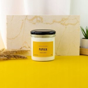 Cup&You Sojowa świeca PAPAJA na urodziny imieniny rocznicę 3