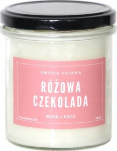 Cup&You Świeca sojowa RÓŻOWA CZEKOLADA słodka ozdoba 1