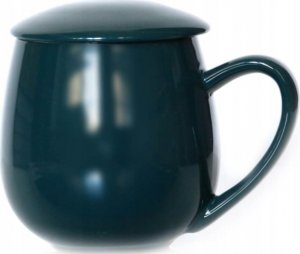 Cup&You Porcelanowy kubek CIEMNA ZIELEŃ 350ml na herbatę 1