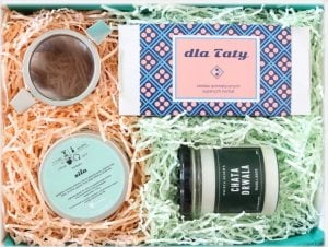 Cup&You Aromatyczny Box DLA TATY z herbatą i świecą sojową 1