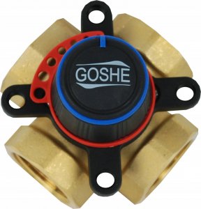 Goshe Zawór mieszający 4-drogowy DN 25 5