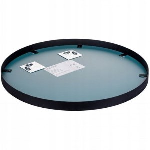 Lustro ETAP Lustro Okrągłe Fi 60 Czarna Rama 2