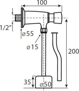 EXEC  Zawór Pisuar.Czasowy Vzc5520 3