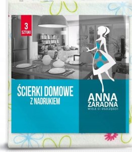 Anna Zaradna AZ Ścierki domowe z nadrukiem 3 szt. 1