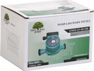 Omnigena Pompa obiegowa c.o - OMIS 25-40 180 230V (2szt.- śrubunków 1) OMNIGENAOMIS 25/4 POMPA OBIEGOWA DO C.O. 5