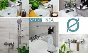 Bateria wannowa Sotbe Nea 3-otworowe chrom (NEA-BS3-60253488) 10