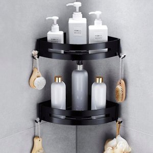 Koszyk prysznicowy KBE narożny czarny (220217) 2