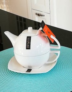 Richmont Herbata Richmont Spicy Cinnamon 50x6g i komplet porcelanowy Duo 2