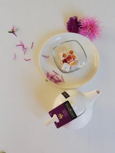 Richmont Herbata Richmont Raspberry Pear 50x6g i porcelanowy dzbanek Richmont Duo 3