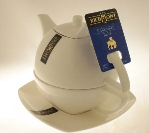 Richmont Herbata Richmont Ceylon Gold 50x4g w zestawie z 2 porcelanowymi kompletami Duo 2