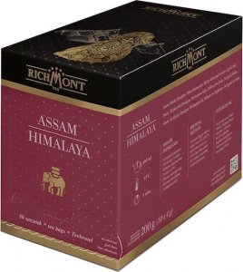 Richmont Herbata Richmont Assam Himalaya 50x4g - czarna herbata indyjska z plantacji w Himalajach 1