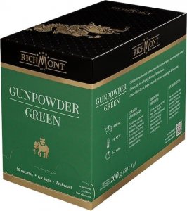 Richmont Herbata Richmont Green Gunpowder 50x4g - czysta chińska herbata zielona 1