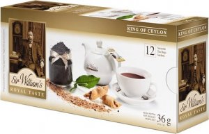 Richmont Zestaw Sir William's Royal Taste King of Ceylon 12x3g z eleganckim kubkiem na stopce 4
