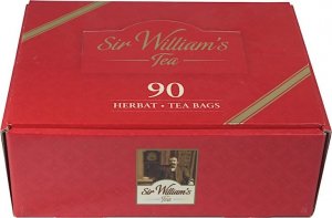 Richmont Herbata Sir William's Tea 90 sztuk w czerwonym prezenterze - zestaw dobry na prezent 1