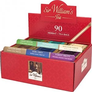 Richmont Herbata Sir William's Tea 90 sztuk w czerwonym prezenterze - zestaw dobry na prezent 2