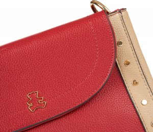 Lulu Castagnette Torebka Soanne Czerwona 4