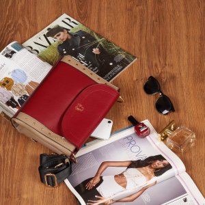 Lulu Castagnette Torebka Soanne Czerwona 8