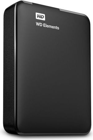 Dysk zewnętrzny HDD WD Elements Portable 3TB Czarno-biały (WDBU6Y0030BBK-WESN) 1