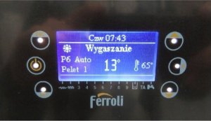 Ferroli BIOPELLET PRO 24 kocioł opalany peletem o zakresie mocy 7,5-24,00 kW FERROLI 24