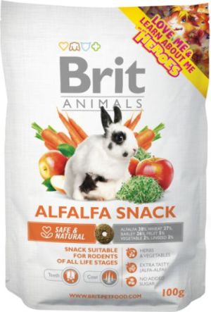 Brit Animals Alfaalfa Snack for rodents 100g 1