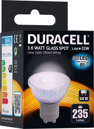 Duracell LED MR16, GU10, glass, LCOB, 3.6W, 3000k, 235lm (S150N10C1) 1