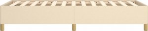vidaXL vidaXL Rama łóżka, kremowa, 90x200 cm, tapicerowana tkaniną 6
