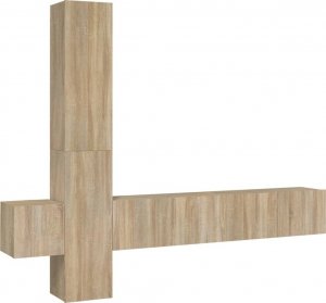 vidaXL vidaXL 5-częściowy zestaw szafek telewizyjnych, dąb sonoma 2