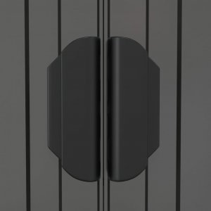 vidaXL vidaXL Szopa ogrodowa, jasnoszara, 192x357x223cm, stal galwanizowana 7