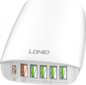 Ładowarka LDNIO 5x USB-A 1x USB-C 3 A (A6573C EU) 4
