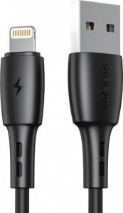 Kabel USB Vipfan USB-A - Lightning 1 m Czarny (6971952431911) 1