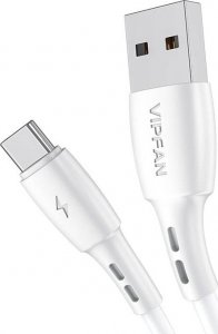 Kabel USB Vipfan USB-A - USB-C 3 m Biały (6971952432888) 1