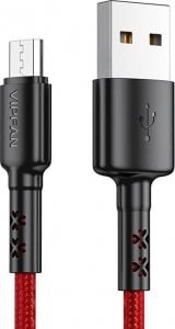 Kabel USB Vipfan USB-A - microUSB 1.8 m Czerwony (6971952431454) 1