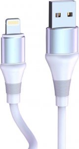 Kabel USB Vipfan USB-A - Lightning 1.2 m Biały (6971952432482) 1