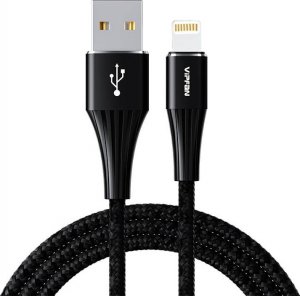 Kabel USB Vipfan Thunderbolt - Lightning 1.2 m Czarny (6971952430082) 1