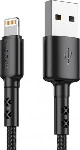 Kabel USB Vipfan USB-A - Lightning 1.8 m Czarny (6971952430167) 1