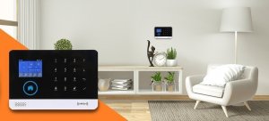 Huxgo Bezprzewodowy alarm GSM + WiFi HXA003 2G z aplikacją TUYA SMART - C5 + syrena bezprzewodowa 11