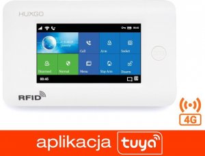 Huxgo Bezprzewodowy alarm GSM + WiFi HXA006 4G LTE z aplikacją TUYA SMART - C1 2